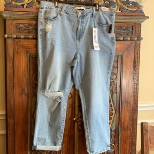 Celebrity‎ Pink Light Blue Boyfriend Jeans